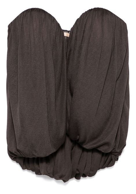 Charcoal grey draped top Giuseppe di Morabito - woman